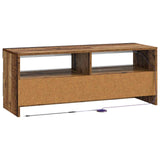 LED TV Cabinet Old Wood Engineered Wood 897873
