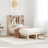 Bookcase Bed without Mattress 90x190 cm Single Solid Wood Pine 3323977