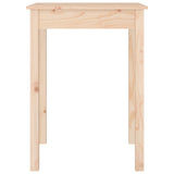 Dining Table 55x55x75 cm Solid Wood Pine 814254