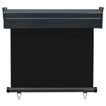 Balcony Side Awning 85x250 cm Black 48406