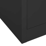 Wardrobe Anthracite 80x50x180 cm Steel 335969
