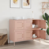 Sideboard Pink 100.5x39x79 cm Steel 843097