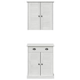 Bathroom Furniture Set VIGO 2 pcs White and Antique White 3328542