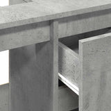 Sink Cabinet Concrete Grey 65x33x60 cm Engineered Wood 857122