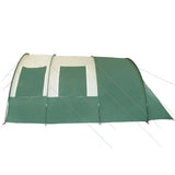 Camping Tent Tunnel 4-Person Green Waterproof 94400