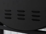 Steel 2-Grill Charcoal BBQ w/ Wheels Black T3398P317787