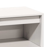 Highboard White 89x34x116.5 cm Solid Wood Pine 861112