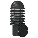 Outdoor Wall Lights 2pcs Black Stainless Steel 4006253