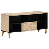 TV Cabinet 100x33x46 cm Solid Wood Mango 358264
