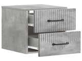 Wall-Mounted Bedside Cabinet Concrete Grey 34.5 x 33 x 40 cm 898981