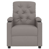Massage Chair Taupe Fabric 339120