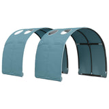 Bed Tunnel 2 pcs Light Blue 211 x 67.5 x 2 cm Polyester 893709