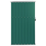 Garden Tool Shed Green 88x89x161 cm Galvanised Steel 316205