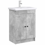 Bathroom under Sink Cabinet Concrete Grey 78.5 x 37.5 x 81 cm 890047