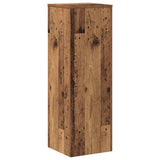 Plant Stand Old Wood 33x33x100 cm Engineered Wood 852958