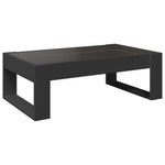 ZNTS Coffee Table with Infinity LED Black 90x53x30 cm 847638