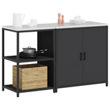 Kitchen Storage Set HATTEM 2 pcs Black Cold-rolled Steel 3392680
