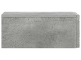 Wall-Mounted Side Table 2 pcs Concrete Grey 34.5 x 33 x 20 cm 898772