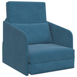 Sofa Bed Blue 65 x 80 x 83 cm Velvet 4106647