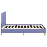Children's Bed Frame with Headboard Jeans Blue 80 x 160 cm 42010988