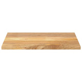 Table Top 80x50x2.5 cm Rectangular Solid Wood Mango 371459