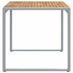 Garden Dining Table Grey 140 x 80 x 75 cm 4010602