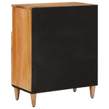 Sideboard with Door Natural 60 x 33.5 x 75 cm Solid Mango Wood 4018285