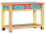 286159 Hand Painted Console Table 80x35x75 cm Solid Mango Wood