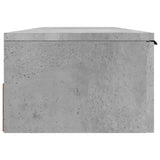 Wall Cabinet Concrete Grey 102x30x20 cm Engineered Wood 811407
