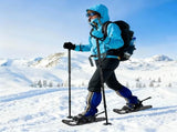 3 in 1 Snowshoes Black 53 x 21 cm Aluminum and HDPE 42021424