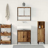 Bathroom Furniture Set with Storage 2 pcs Brown 60 x 30 x 60 cm 3334322