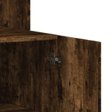 Kitchen Cabinet Smoked Oak 95x50x180 cm Engineered Wood 3276536