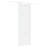 Sliding Door 73.5 x 211 cm Engineered Wood White 3450147