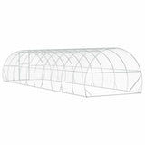Chicken Coop Silver 1000 x 300 x 200 cm Galvanised Steel 3434694