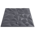 ZNTS Wall Panels 48 pcs Grey 50x50 cm XPS 12 m² Amethyst 4100053