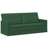 Sofa Set 2 pcs Jungle Green Corduroy Fabric 3433258