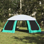 ZNTS Pool Tent with Removable Fly & Mesh Walls Sea Green 690x690 cm 4100641