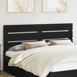 Headboard Black Oak 100 cm Engineered Wood 887514