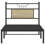 Bed Frame without Mattress Sonoma Oak 90x190 cm Single Engineered Wood 4106784