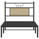Bed Frame without Mattress Sonoma Oak 90x190 cm Single Engineered Wood 4106784