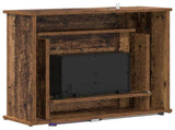 Fireplace with LED Strip Old Wood 63 x 20 x 54.5 cm 8021101