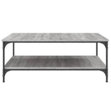 Coffee Table Grey Sonoma 100x100x40 cm Engineered Wood 832846