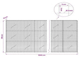 Gabion with 5 mm Wire and 5x5 cm Mesh 1050x10x150 cm 3464007