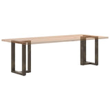 Dining Table Legs T-Shaped 2 pcs Black 50x35x cm Steel 4013051