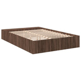 Bed Frame without Mattress Brown Oak 120x190 cm Small Double 3280600