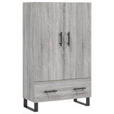 Highboard Grey Sonoma 69.5x31x115 cm Engineered Wood 828266