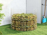 Garden Composter 100x100 cm Galvanised Steel 3115944
