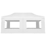 Professional Folding Party Tent with Walls Aluminium 6x3 m White 45510