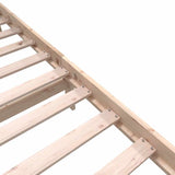 3101368 Bed Frame without Mattress Solid Wood 200x200 cm