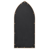 Garden Mirror Sand 100x45 cm Iron for Outdoor Use 318361
